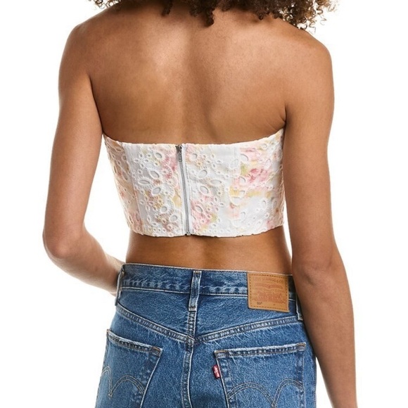 NWT Bardot Lila Bustier Strapless Top Large - Picture 2 of 6